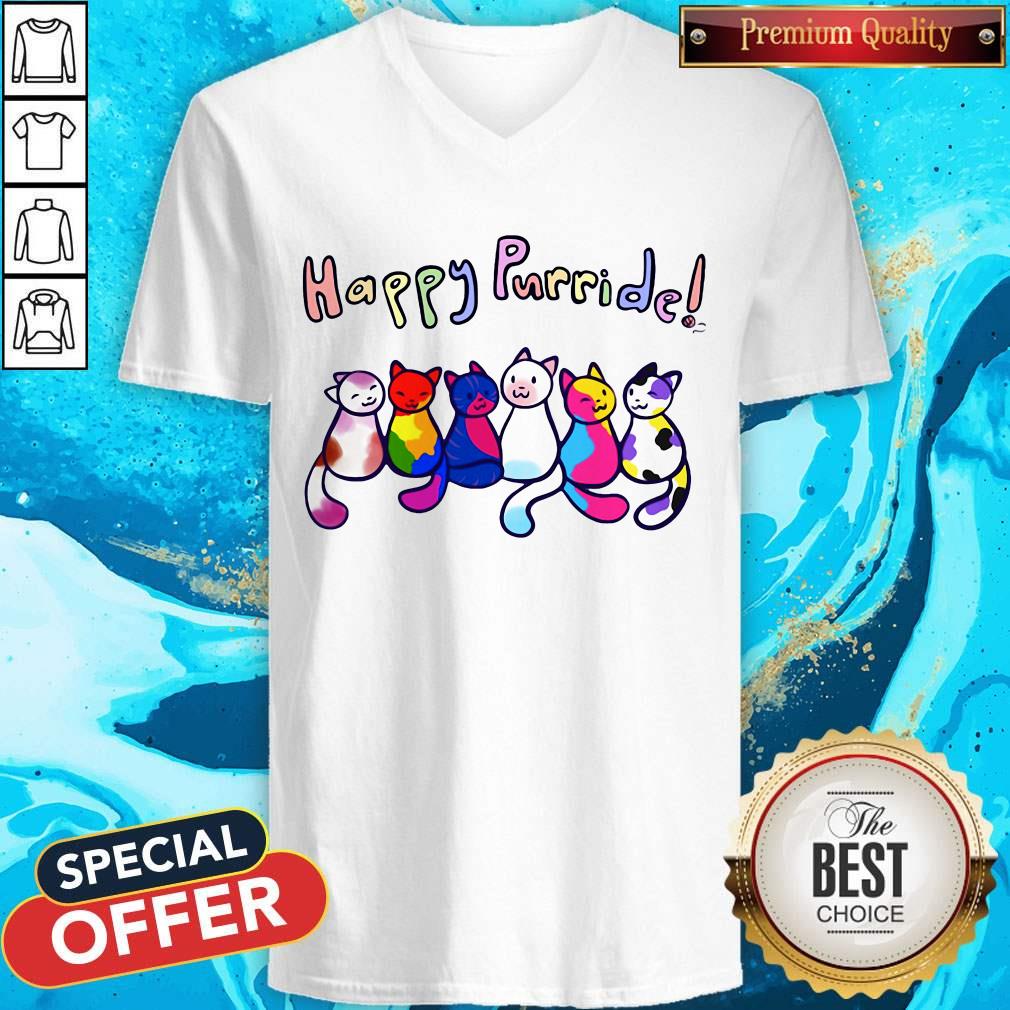 Premium Cat Happy Purride Shirt