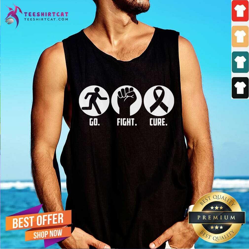 Premium Go Fight Cure Breast Cancer Awareness Month Shirt