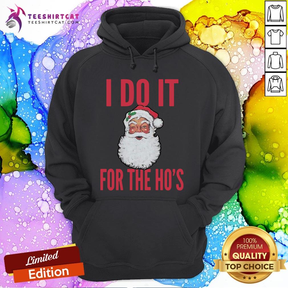 Premium I Do It For The Ho's Santa's Christmas Rap Raglan Shirt