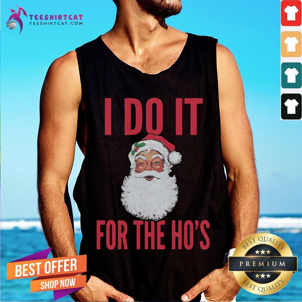Premium I Do It For The Ho's Santa's Christmas Rap Raglan Shirt
