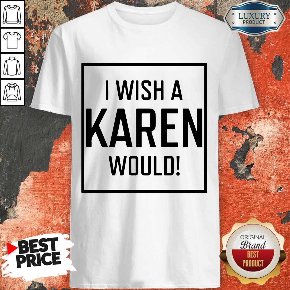 Premium I Wish A Karen Would Shirt