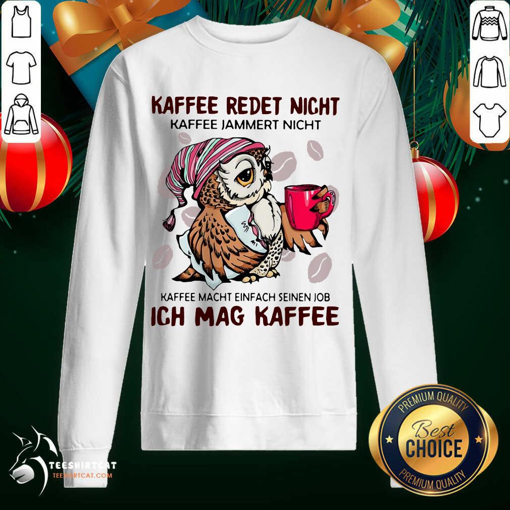 Premium Kaffee Reset Night Ich Mag Kaffee Shirt