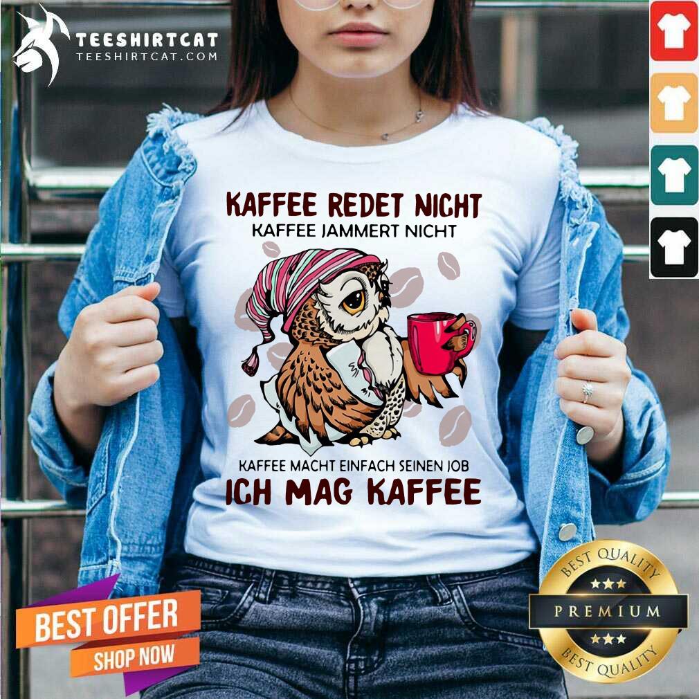Premium Kaffee Reset Night Ich Mag Kaffee Shirt
