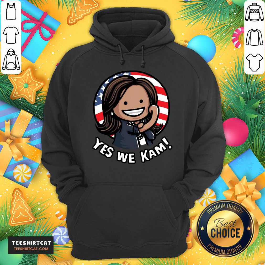 Premium Kamala Harris Strong Girl Yes We Kam American Flag Shirt