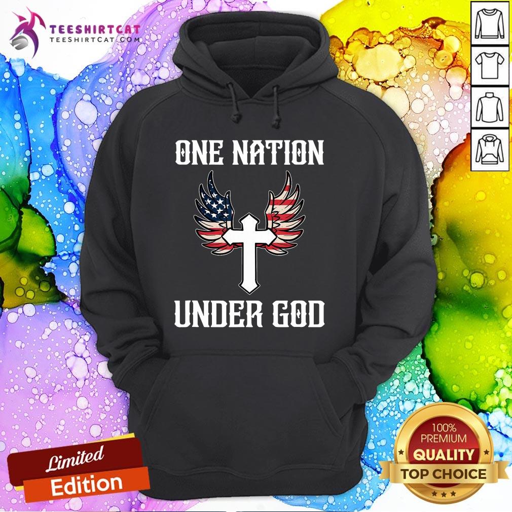 Premium One Nation Under God American Flag Christian Shirt
