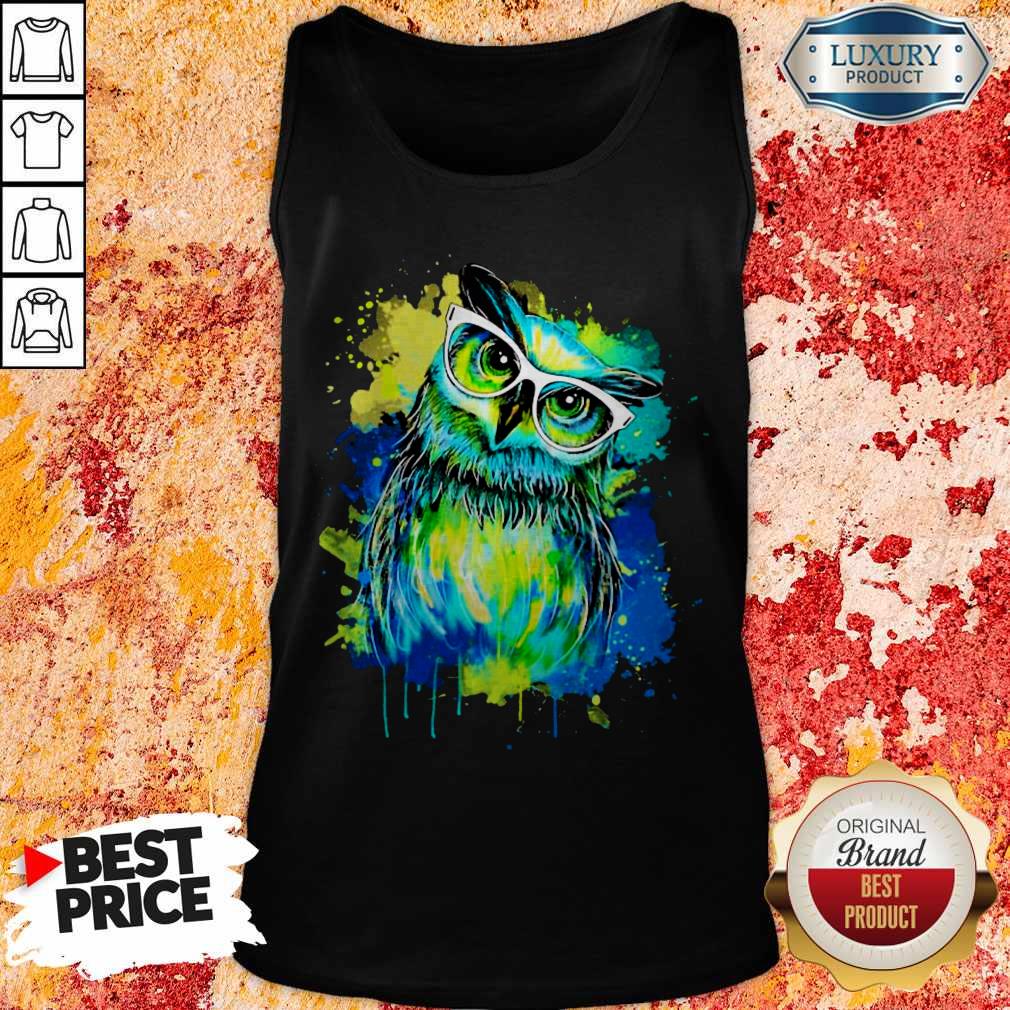 Premium Owl Oil Paintings Shirt