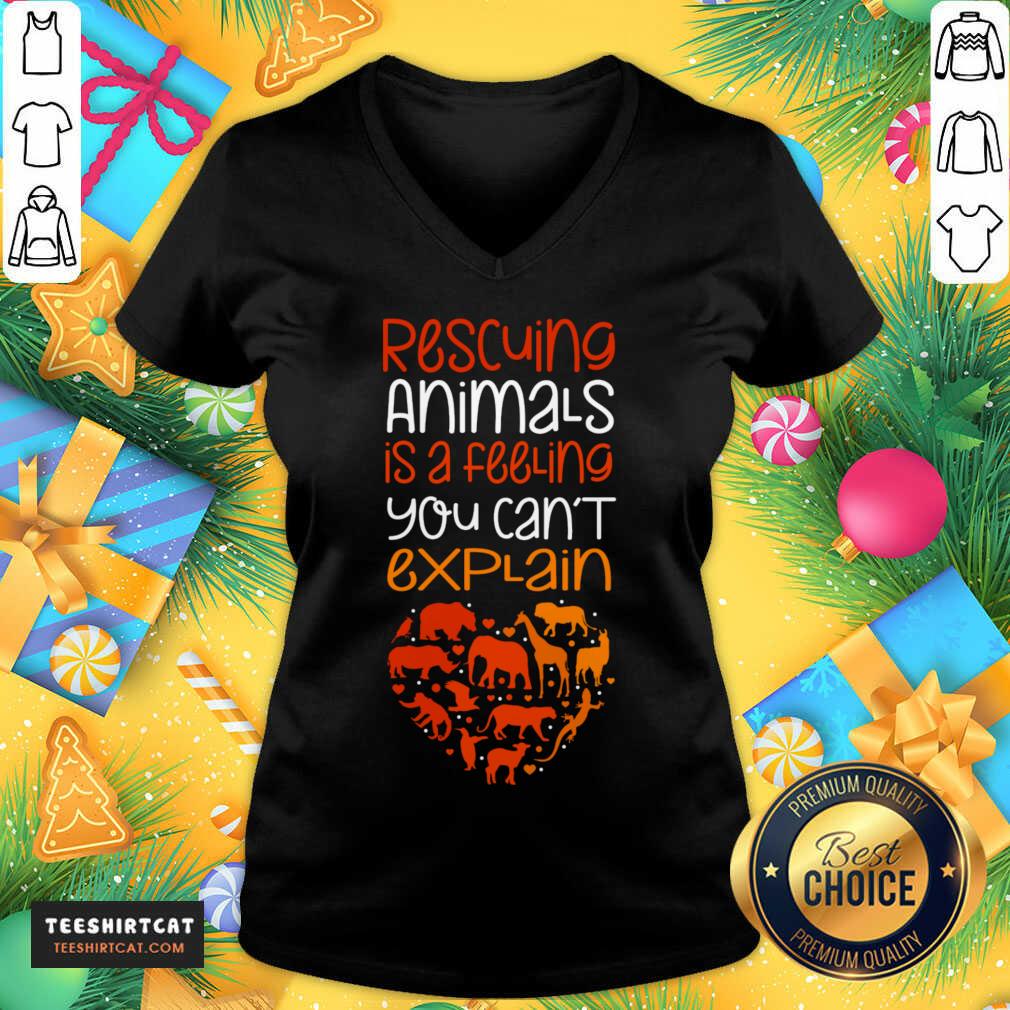 Premium Rescuing Animals Quote Animal Rescue Animal Rescuer T-Shirt