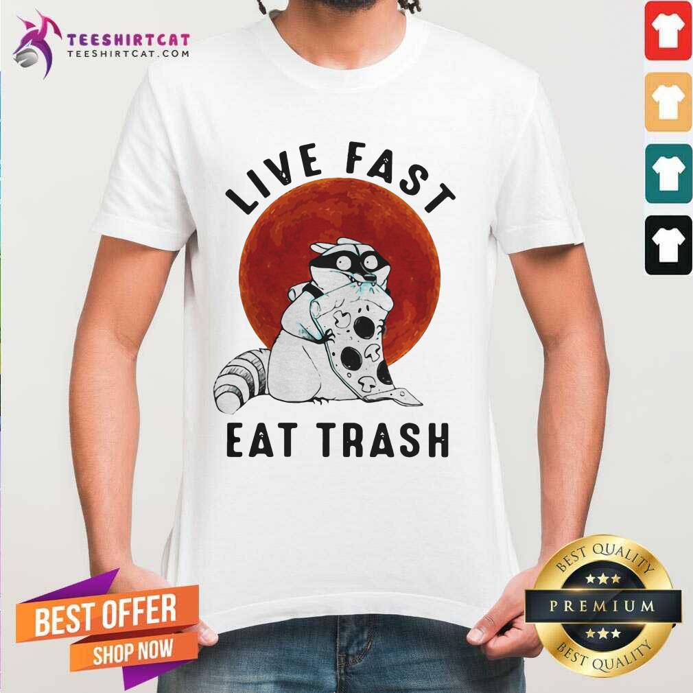 Pretty Fox Live Fast Eat Trash Vintage Shirt