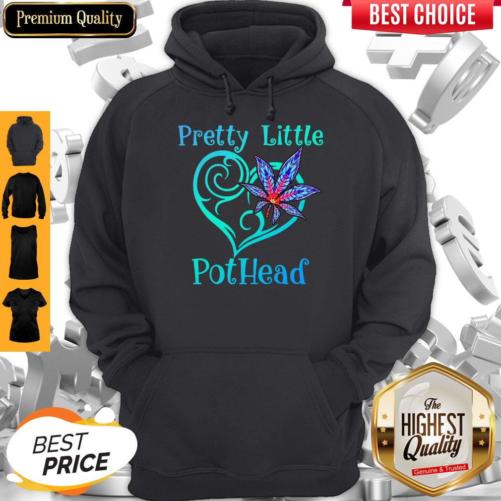 Pretty Little Pothead Heart Weed Shirt