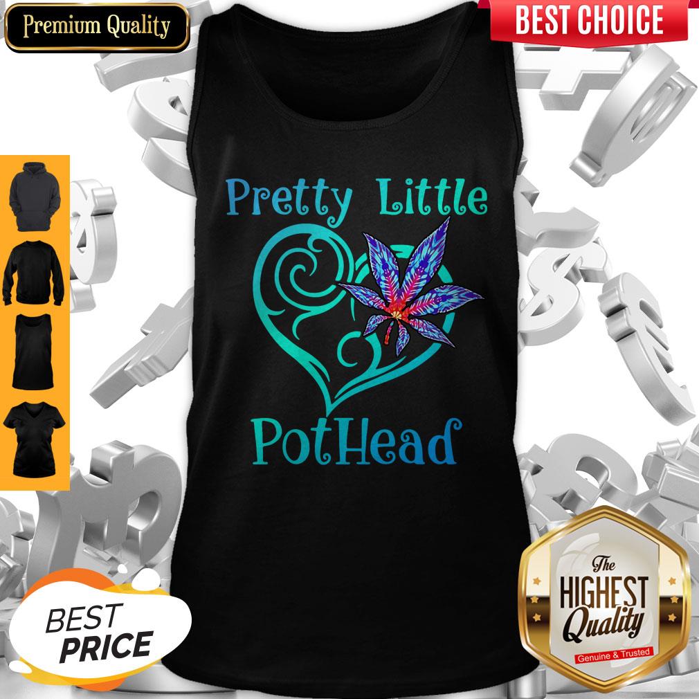 Pretty Little Pothead Heart Weed Shirt