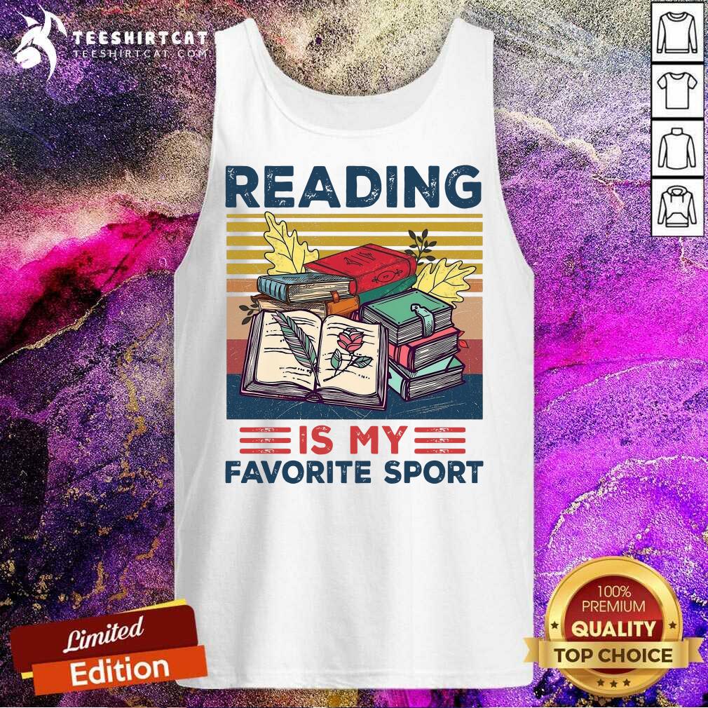 Pretty Reading Is My Favorite Sport Vintage Shirt