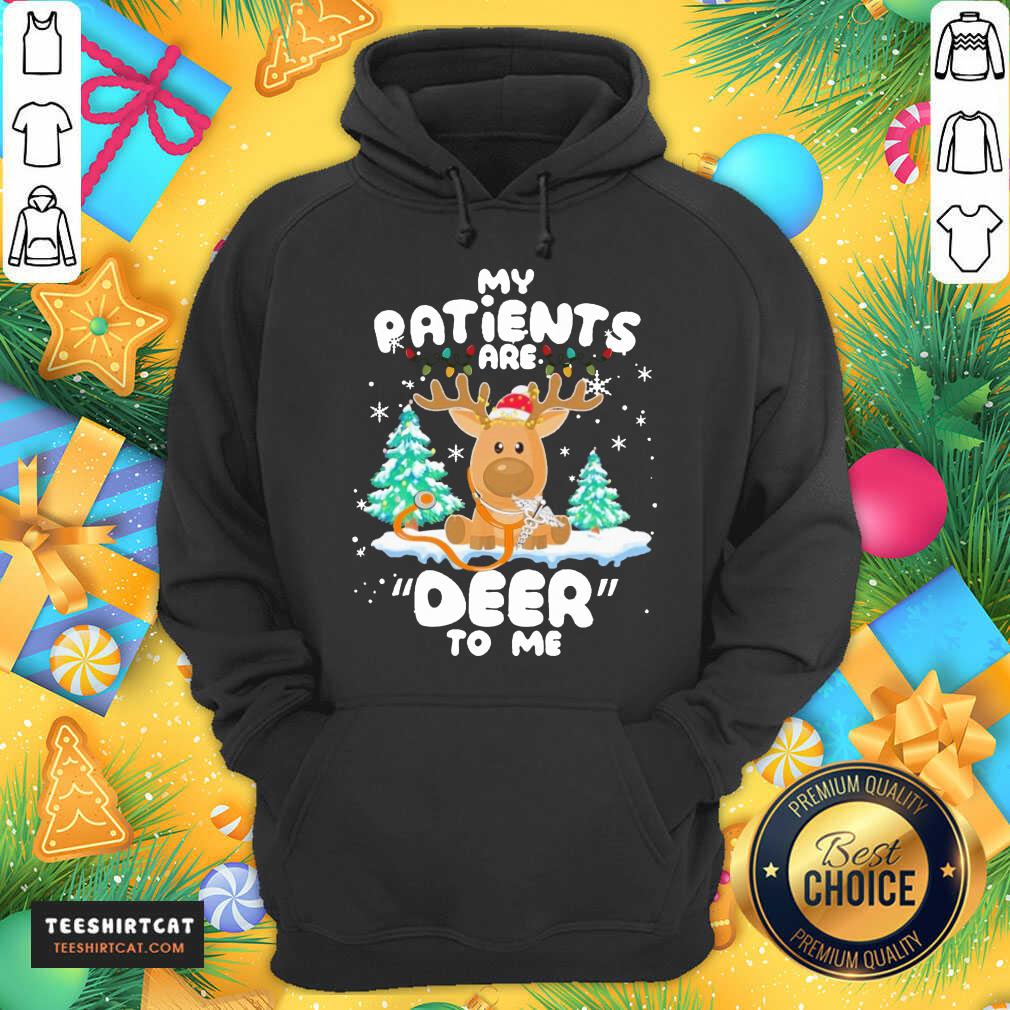 Pretty Reindeer My Patients Are Beer To Me Christmas Sweater Shirt