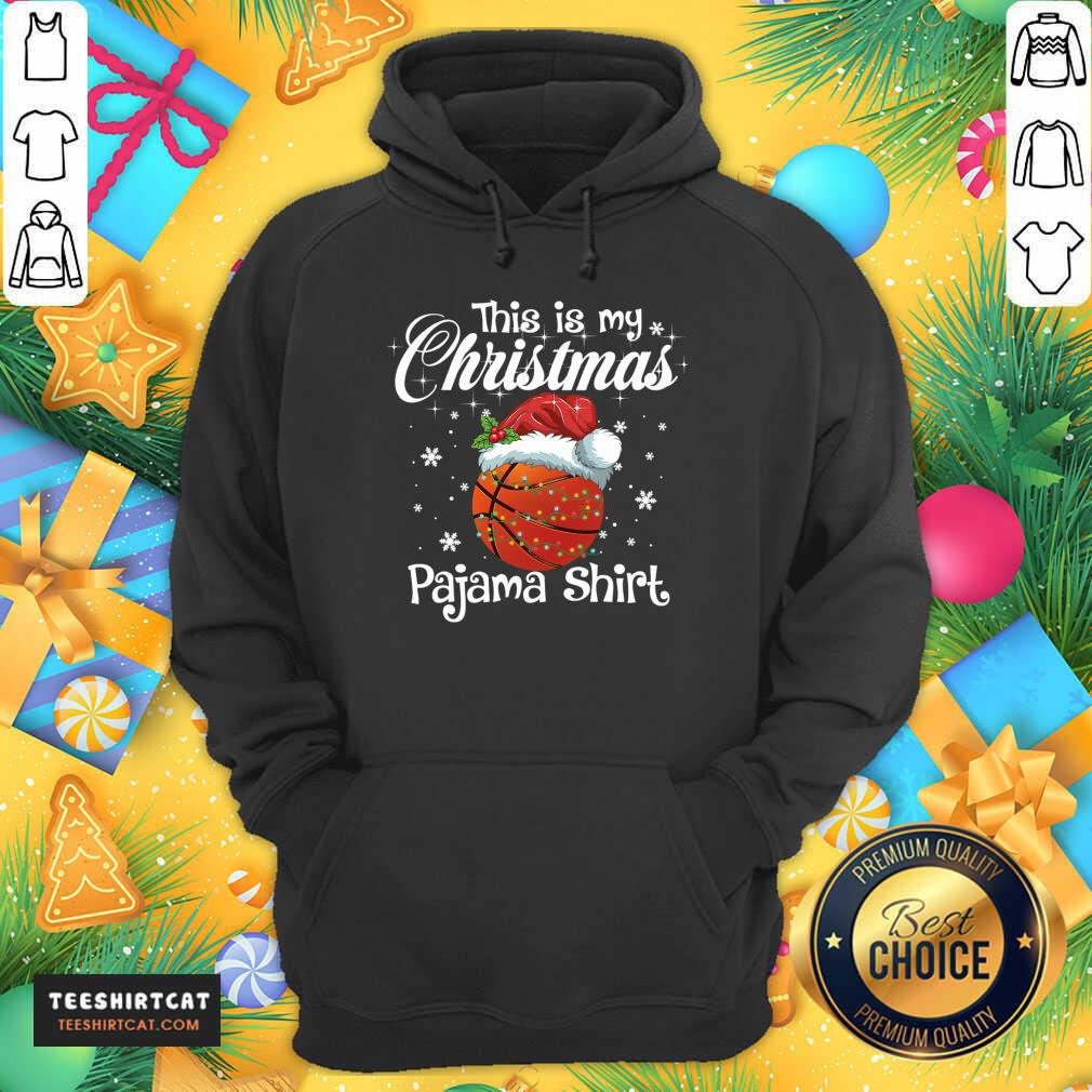 Pretty This Is My Christmas Pajama Basketball Santa Shirt