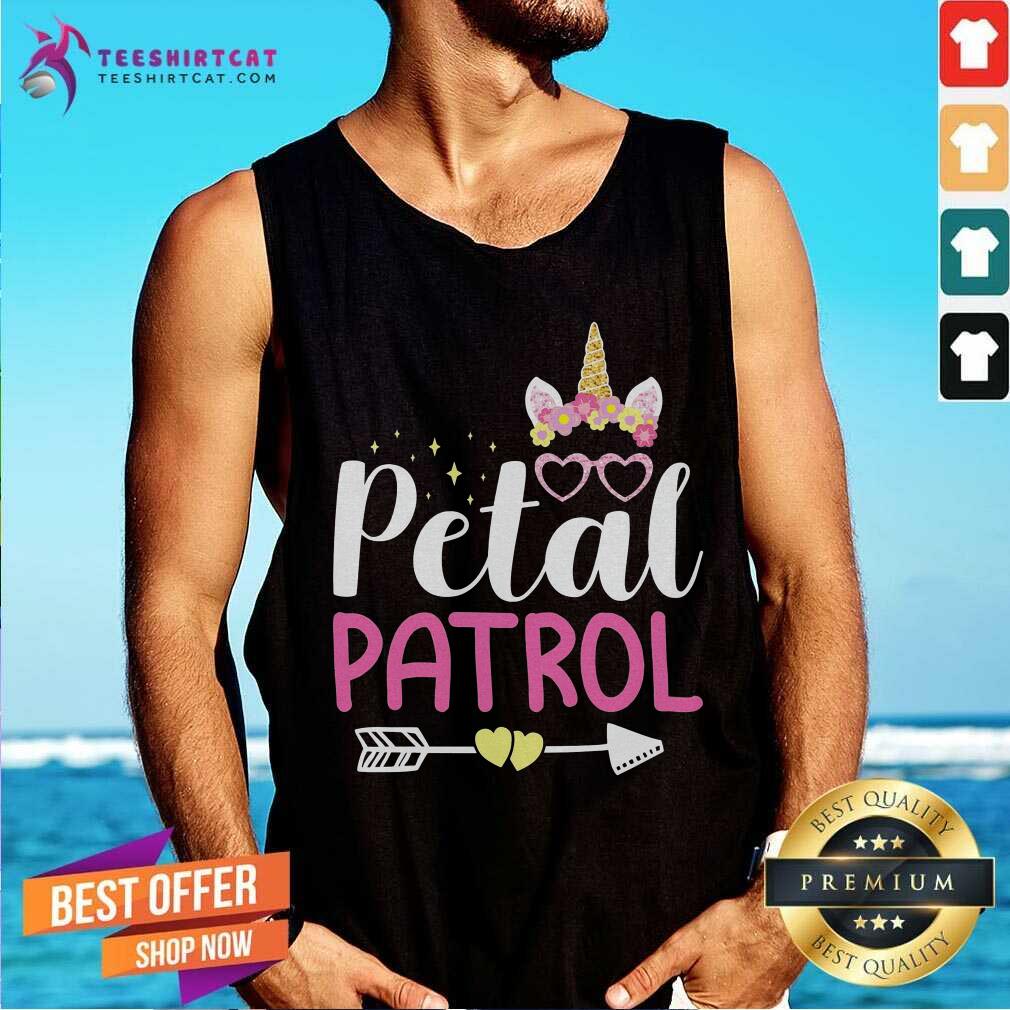 Pretty Unicorn Crown Petal Patrol Shirt