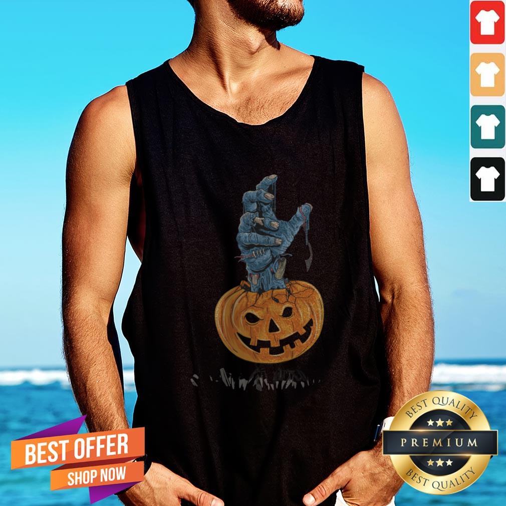 Pumpkin Zombie Hand Halloween Day Shirt