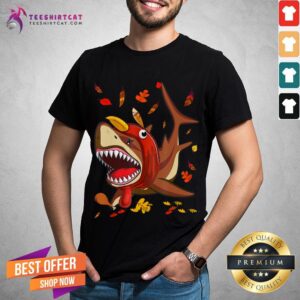 Original Thanksgiving Shark Doo Doo Doo Turkey Costume Shirt