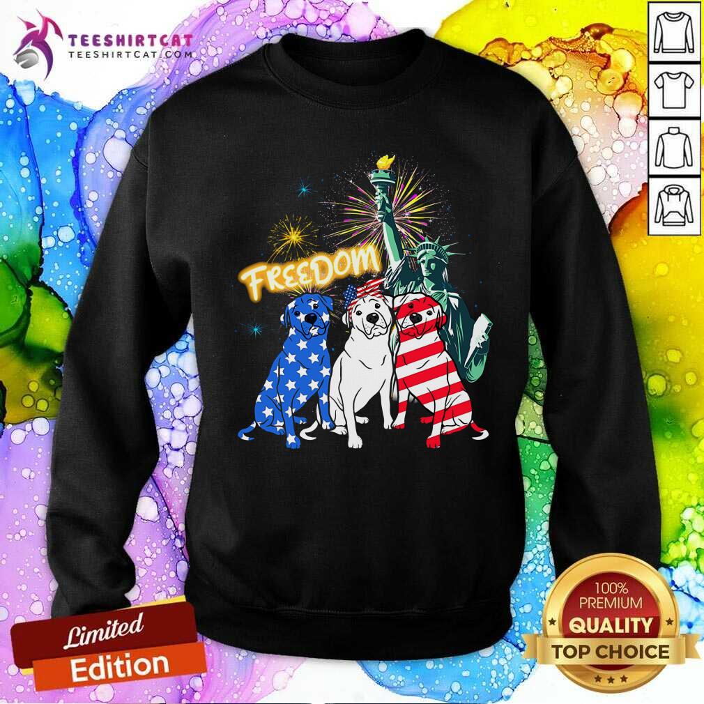 Rottweiler American Patriot Freedom Liberty Shirt