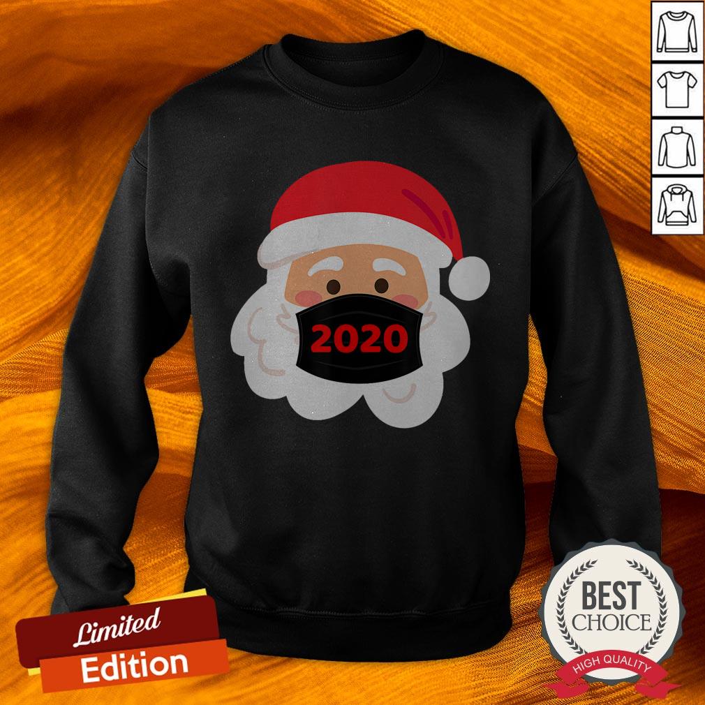 Santa Claus Wearing Mask Quarantine Christmas 2020 Shirt