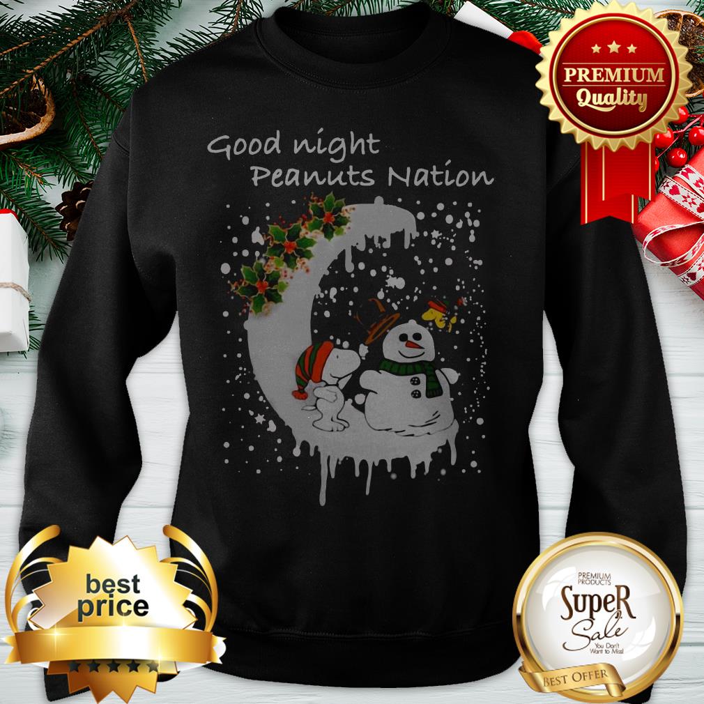 Snoopy Good Night Peanuts Nation Christmas Shirt