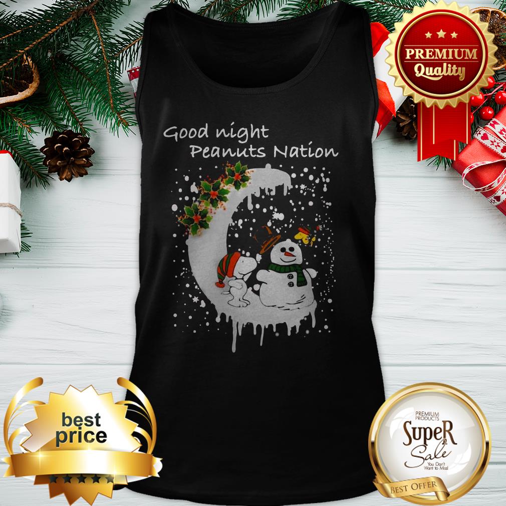 Snoopy Good Night Peanuts Nation Christmas Shirt