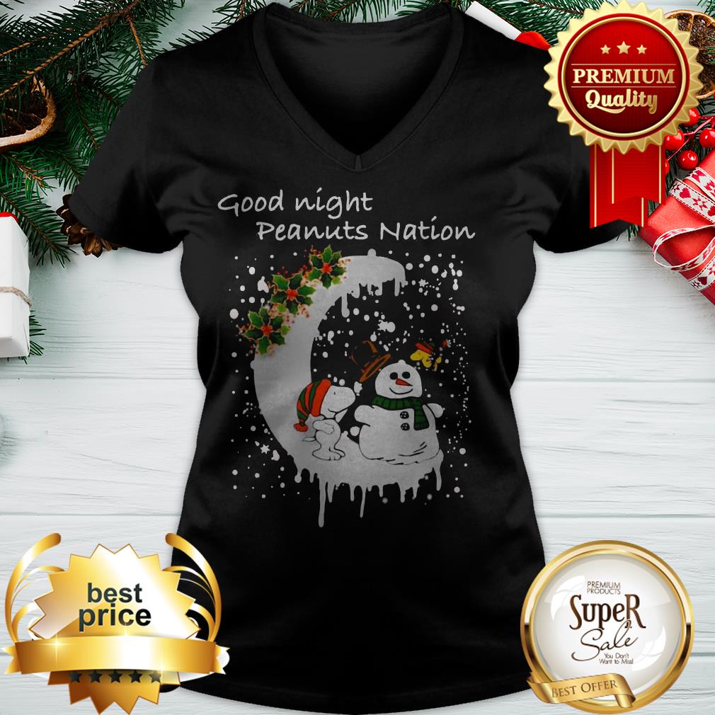 Snoopy Good Night Peanuts Nation Christmas Shirt