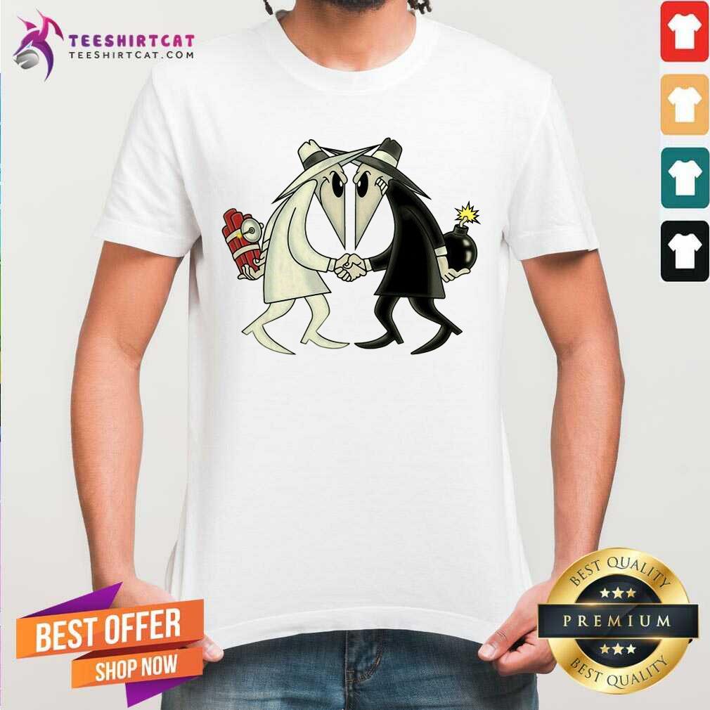 Spy Vs Spy Black And White Shirt