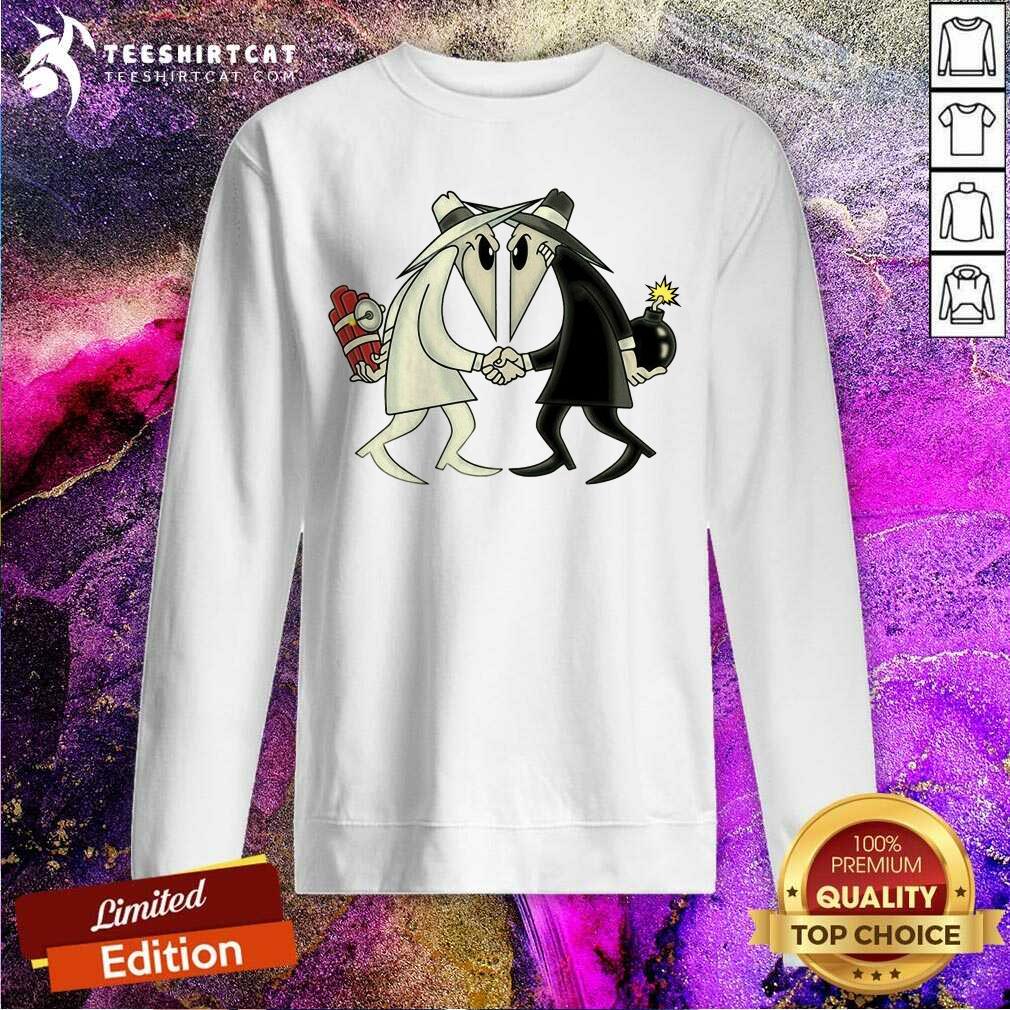 Spy Vs Spy Black And White Shirt