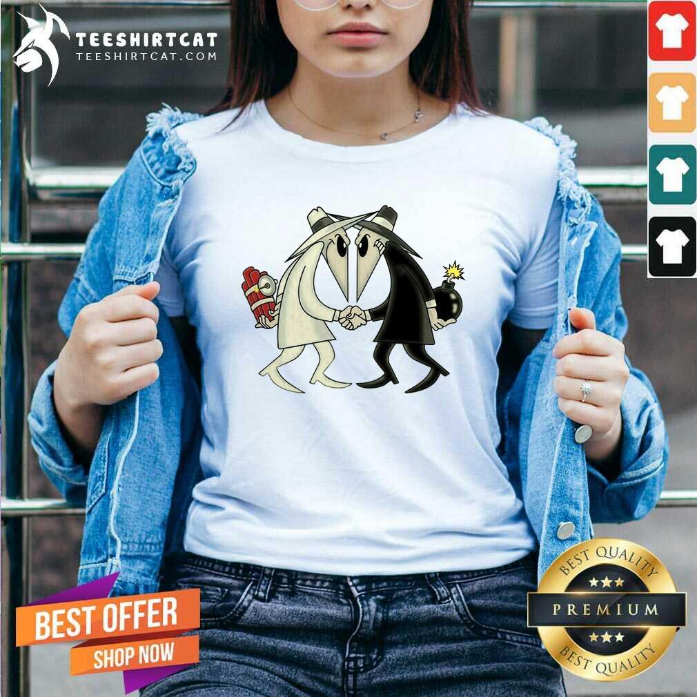 Spy Vs Spy Black And White Shirt