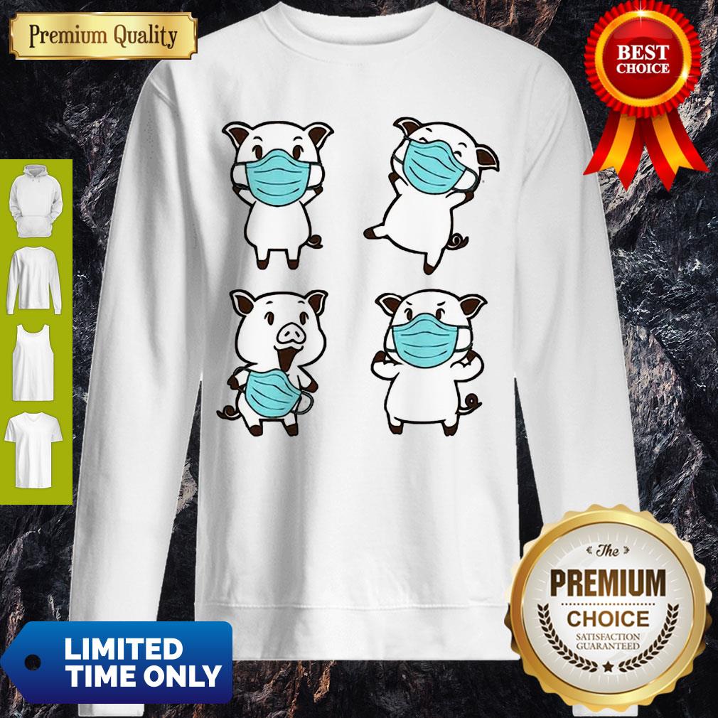 Funny Pig Mask Coronavirus Shirt