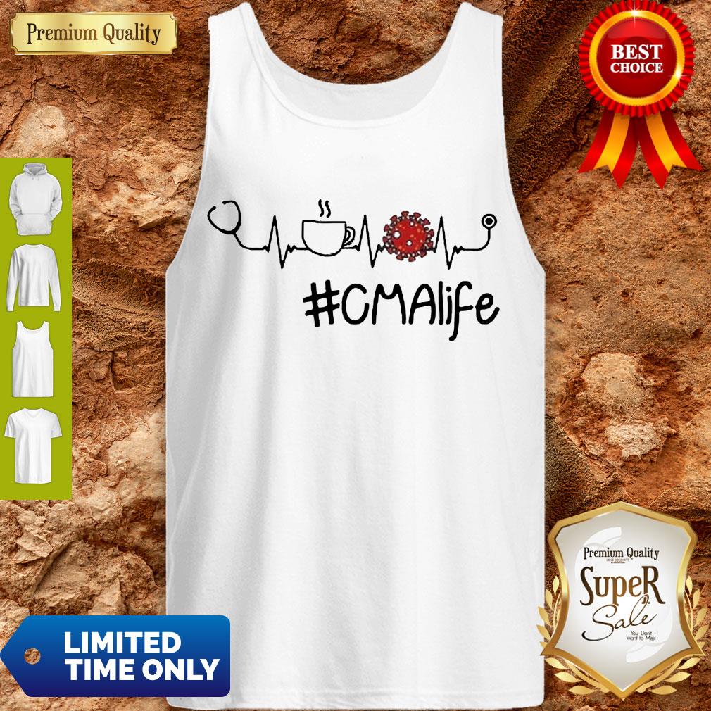 Official Heartbeat Cmalife Stethoscope Coffee Coronavirus Shirt