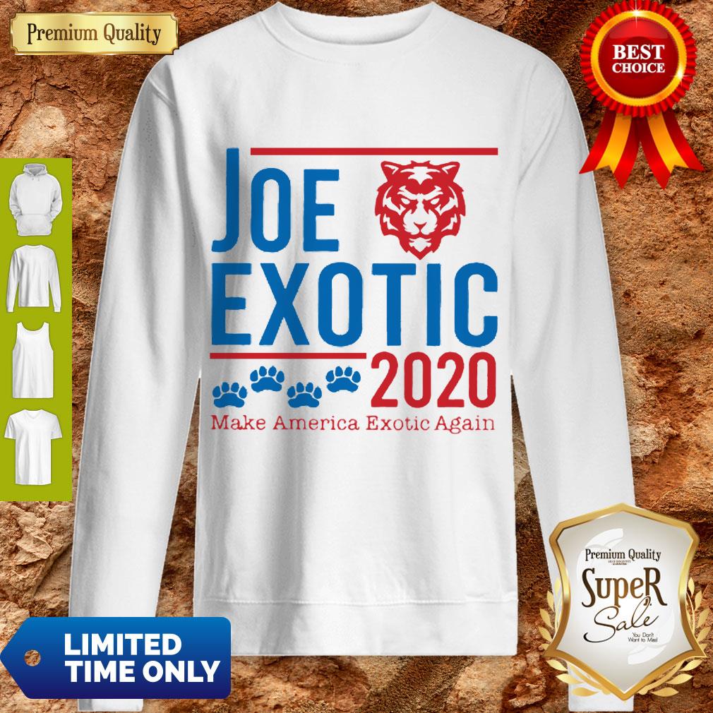 Top Joe Exotic 2020 Make America Exotic Again Tiger King Shirt