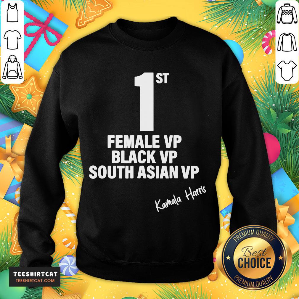 Top Kamala Harris First Female Black South Asian Vice President Shirt