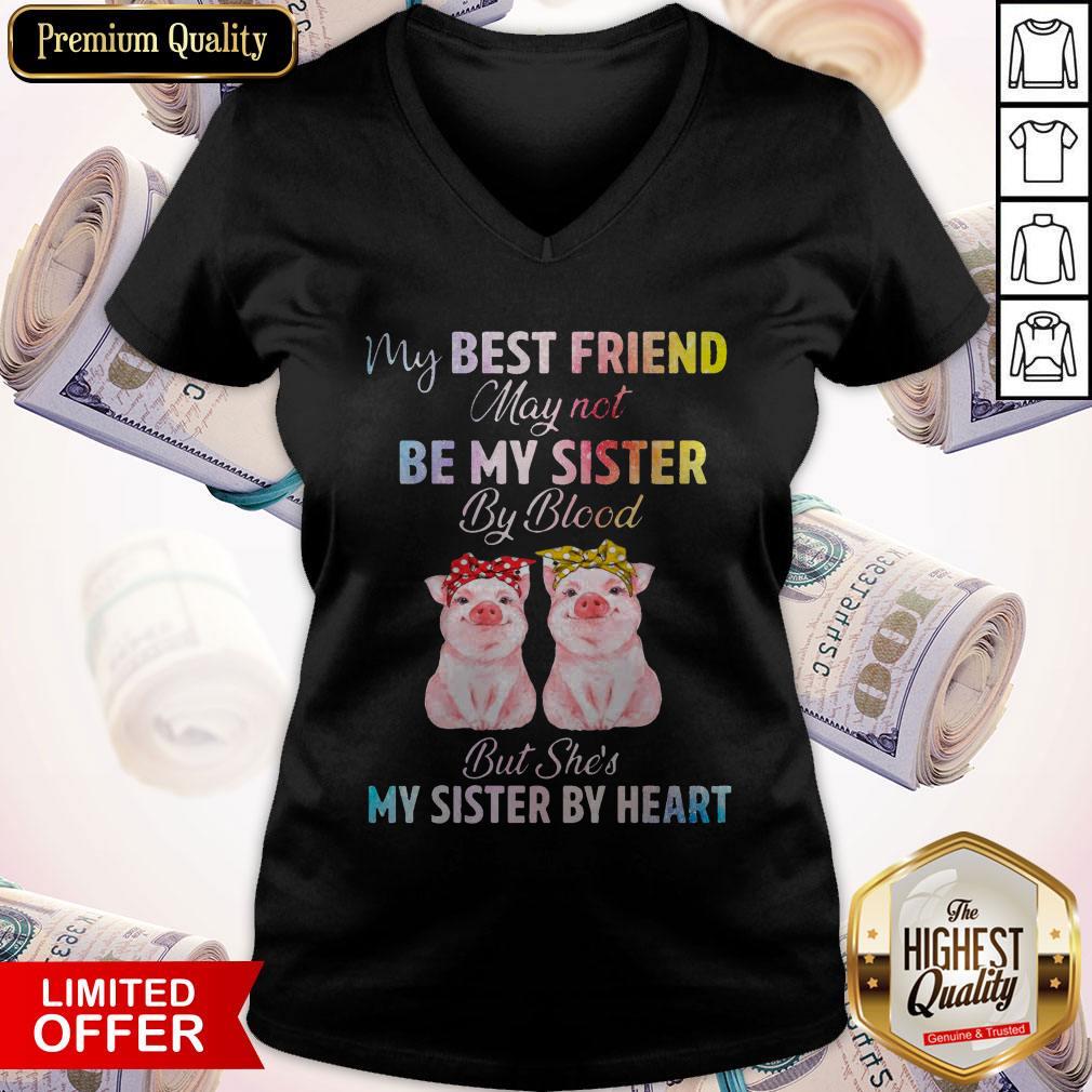 Top My Best Friend May Not Be My Sister But She’s My Sister By Heart Shirt