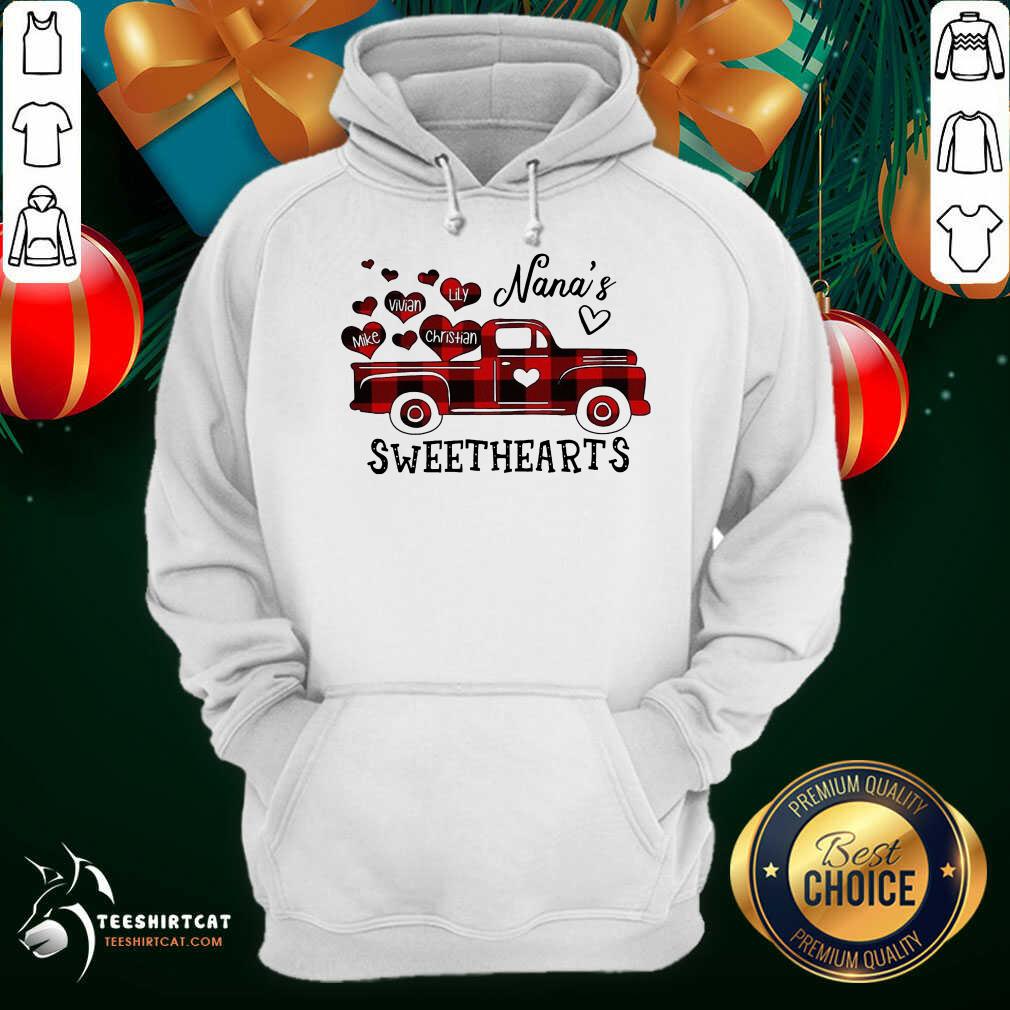 Top Nana's Sweethearts Truck Mike Vivian Lily Christian Shirt