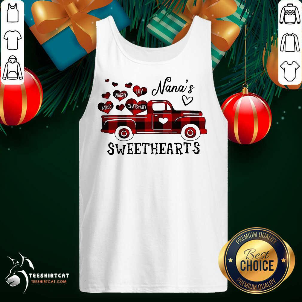 Top Nana's Sweethearts Truck Mike Vivian Lily Christian Shirt
