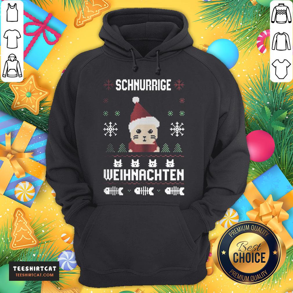 Top Schnurrige Weihnachten Ugly Christmas Shirt
