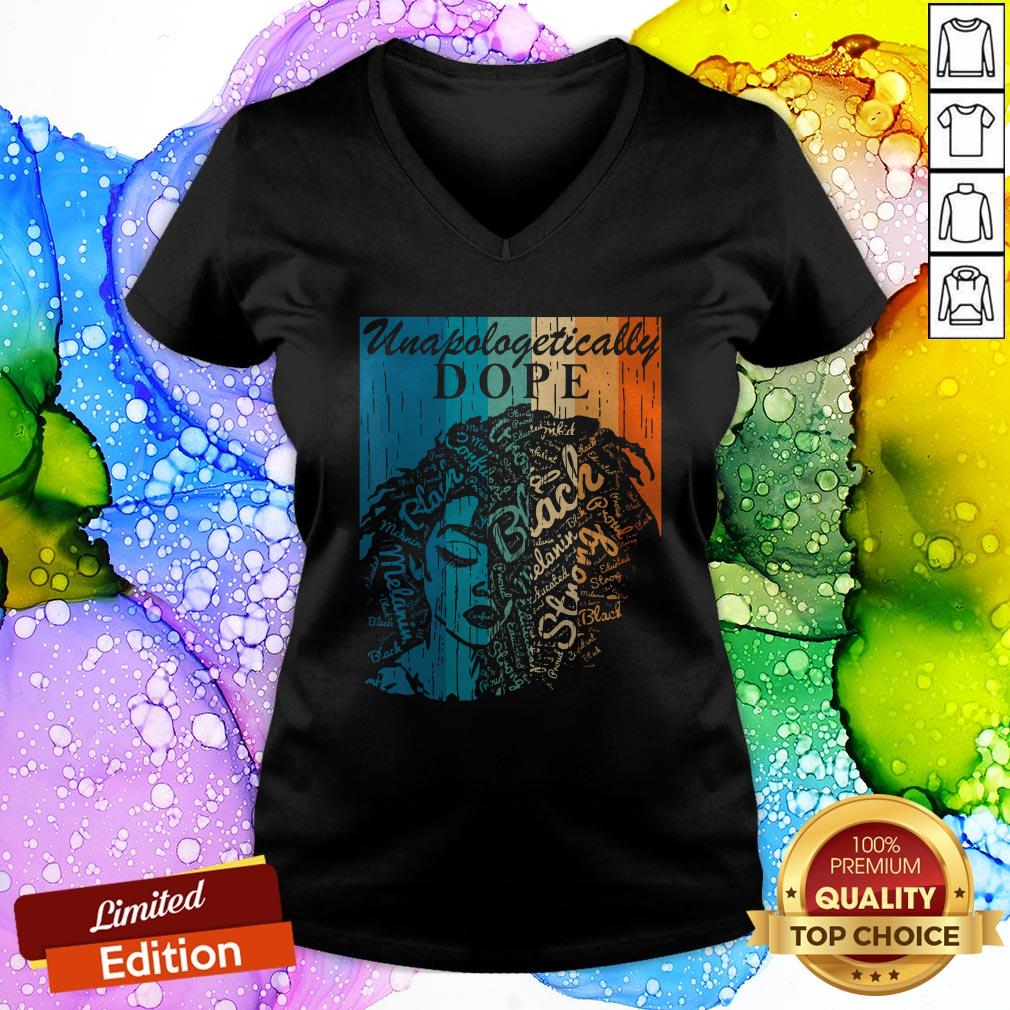 Unapologetically Dope Black Queen Vintage Retro Shirt