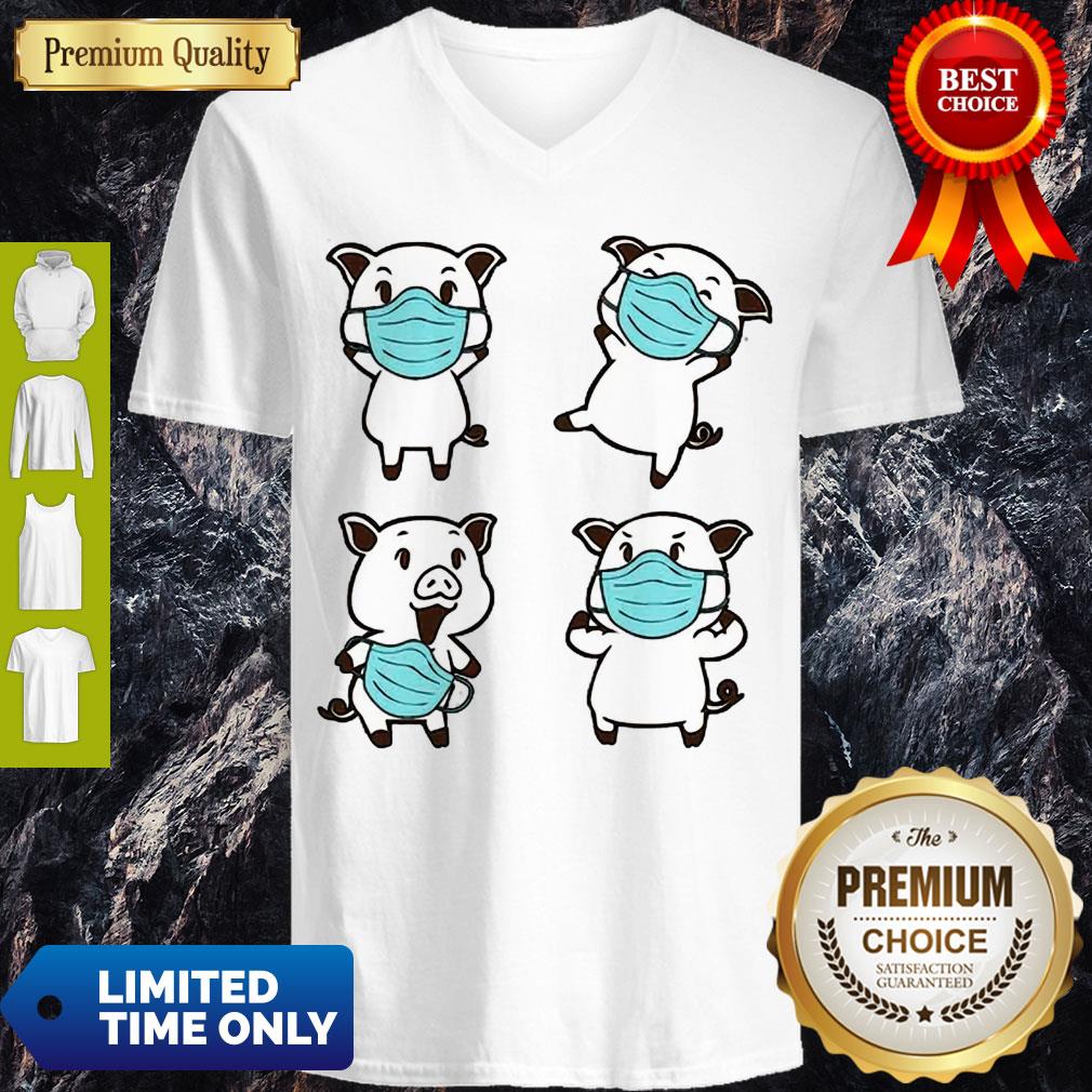 Funny Pig Mask Coronavirus Shirt