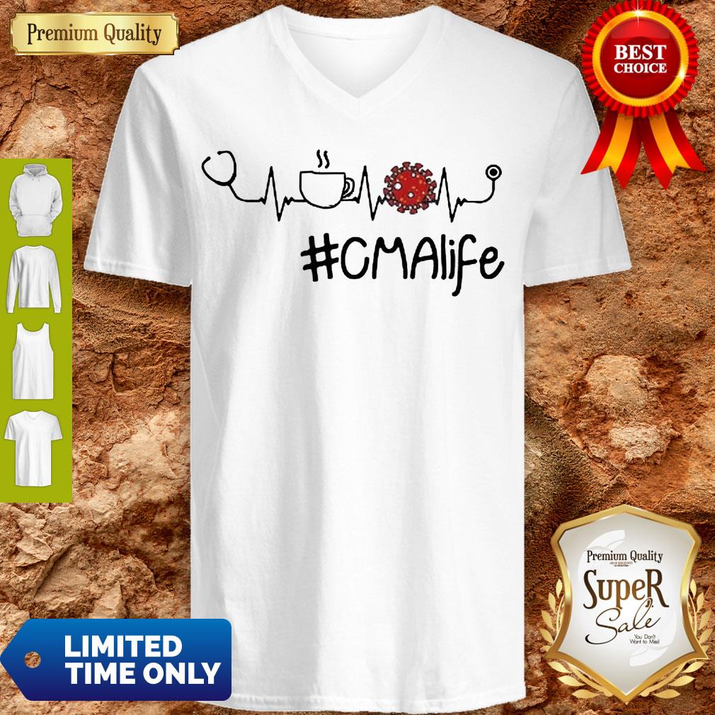 Official Heartbeat Cmalife Stethoscope Coffee Coronavirus Shirt