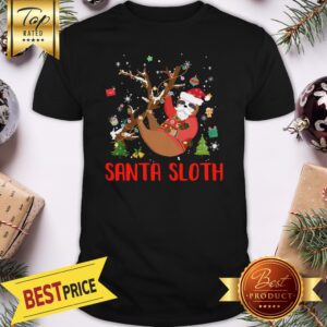 Merry Christmas Pajama For Santa Sloth Lovers Classic Shirt