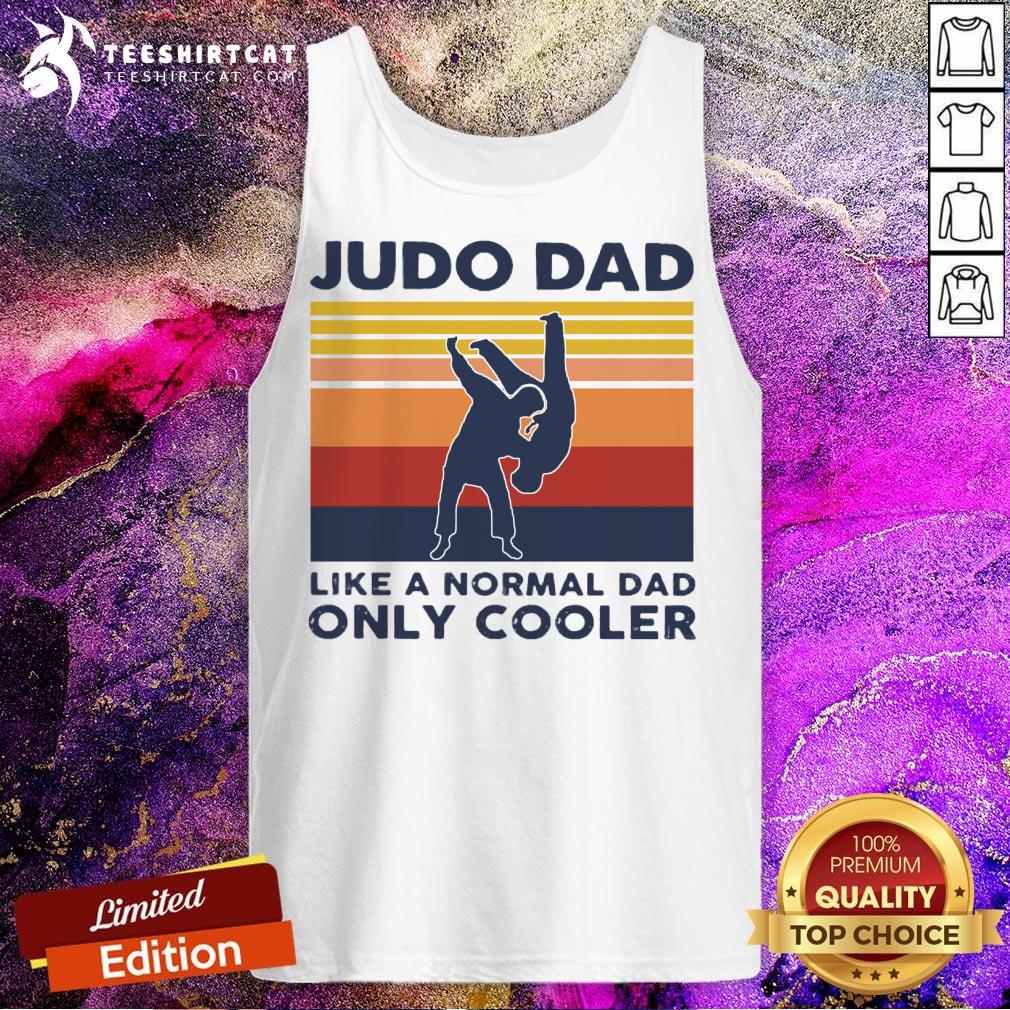 Vintage Judo Dad Like A Normal Dad Only Cooler Shirt