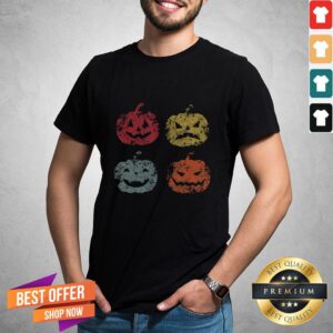 Pumpkin Halloween Retro Vintage Shirt