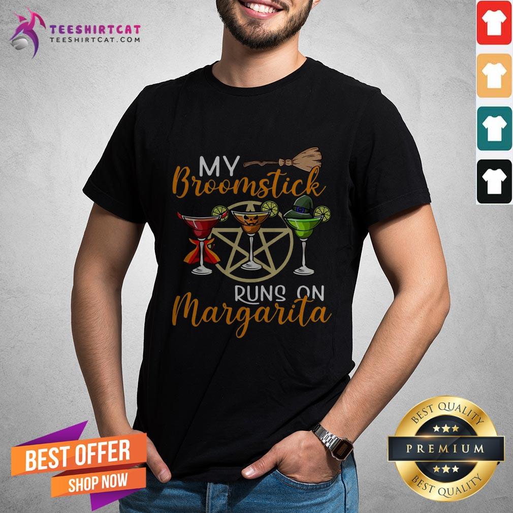 Wines My Broomstick Runs On Margarita Supernatural Halloween Shirt