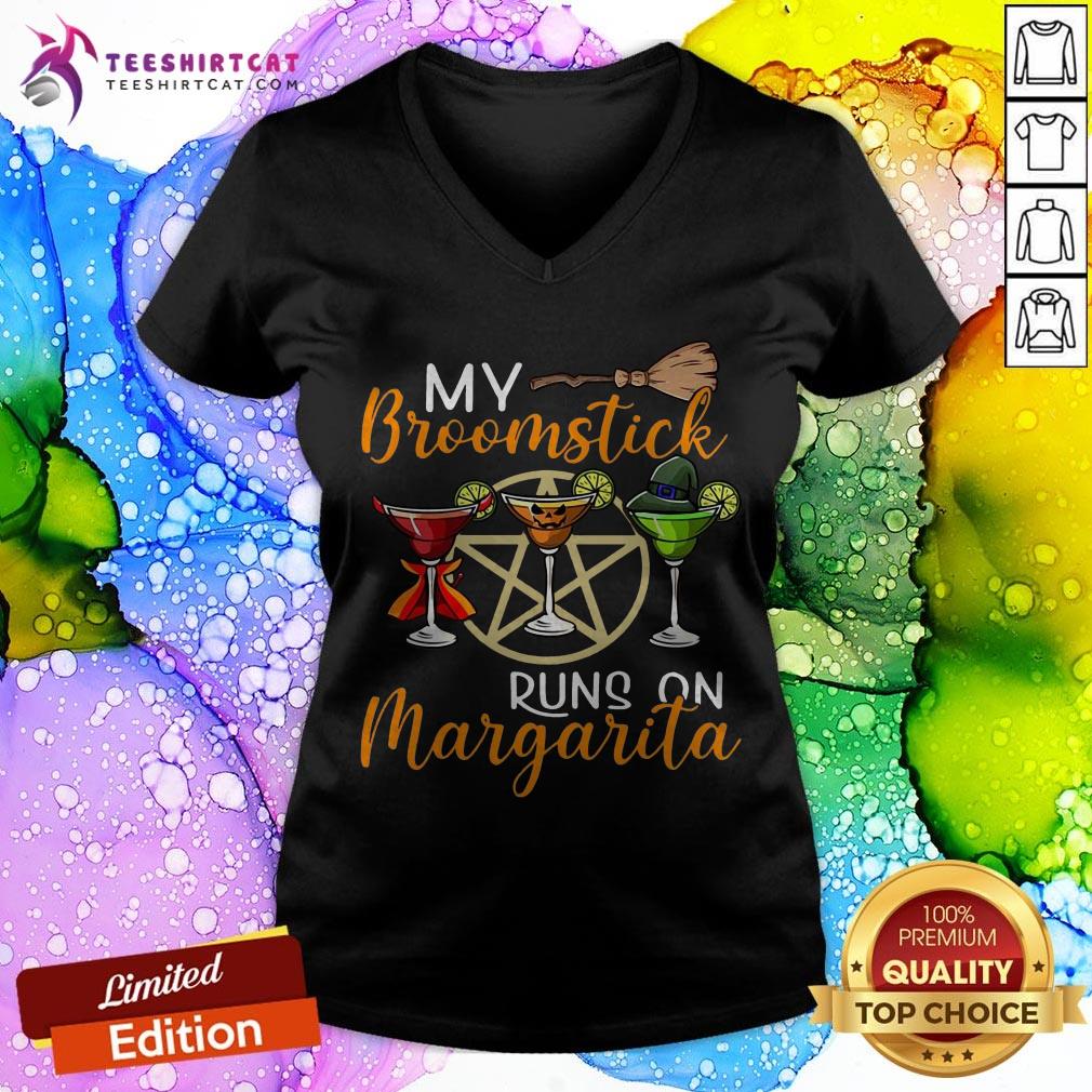Wines My Broomstick Runs On Margarita Supernatural Halloween Shirt