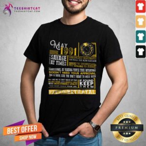 Hot May 1991 Has Zero Tolerance Betrayal Shirt