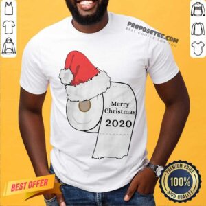 Hot Santa Hat Toilet Paper Merry Christmas 2020 Shirt