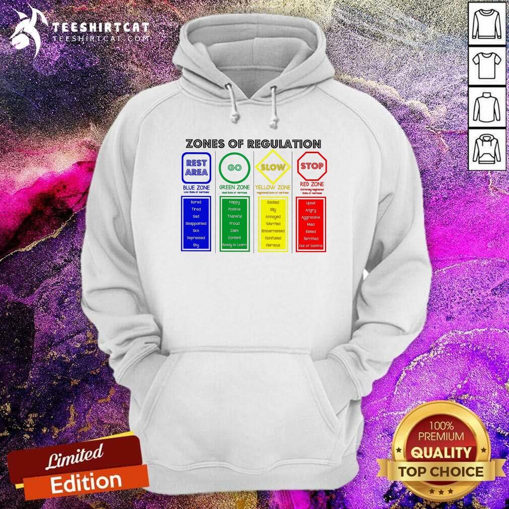 Zones Of Regulation Rest Area Go Slow Stop Shirt