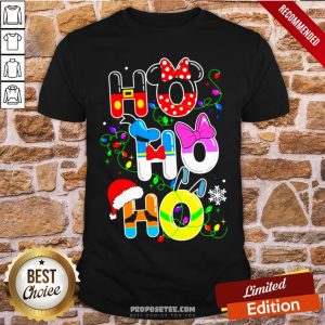 Ho Ho Ho Cute Disney Christmas Shirt