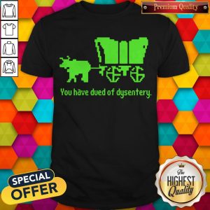Awesome You Have Died Of Dysentery Shirt