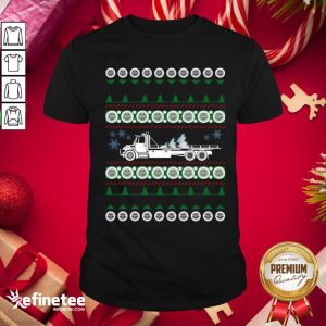 Great Proud Tow Truck Operator Ugly Christmas Shirt